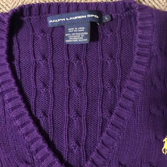 {Ralph Lauren} purple large VGUC - Picture 4 of 8